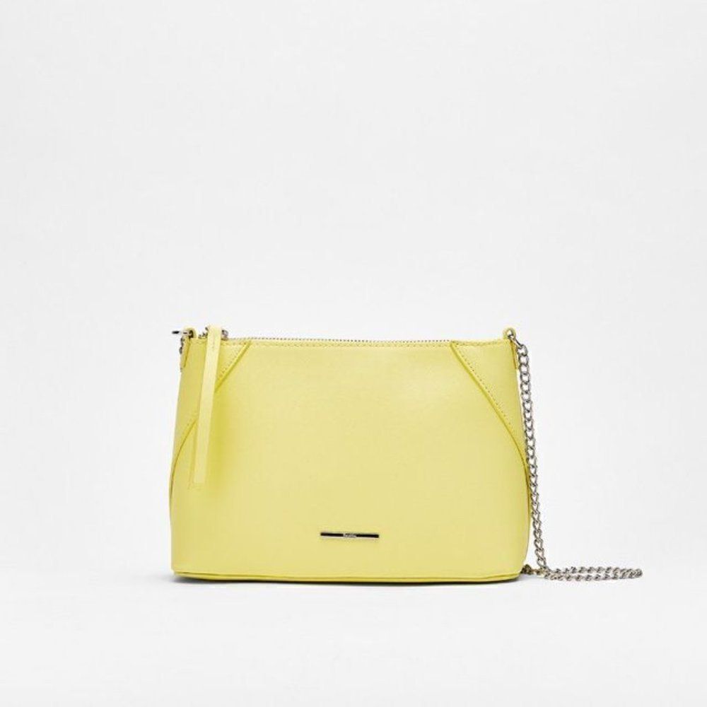 Bershka Yellow Crossbody Bag